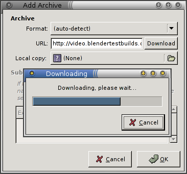 Download an archive