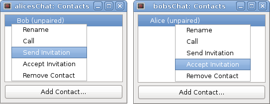 pairing chat instances